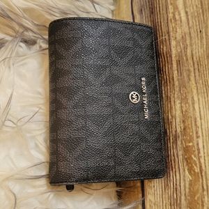 Michael Kors Small Black Logo Wallet NWOT